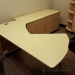 Blonde 6 Pc Modern Desk Suite with Filing, Storage, and Shelves